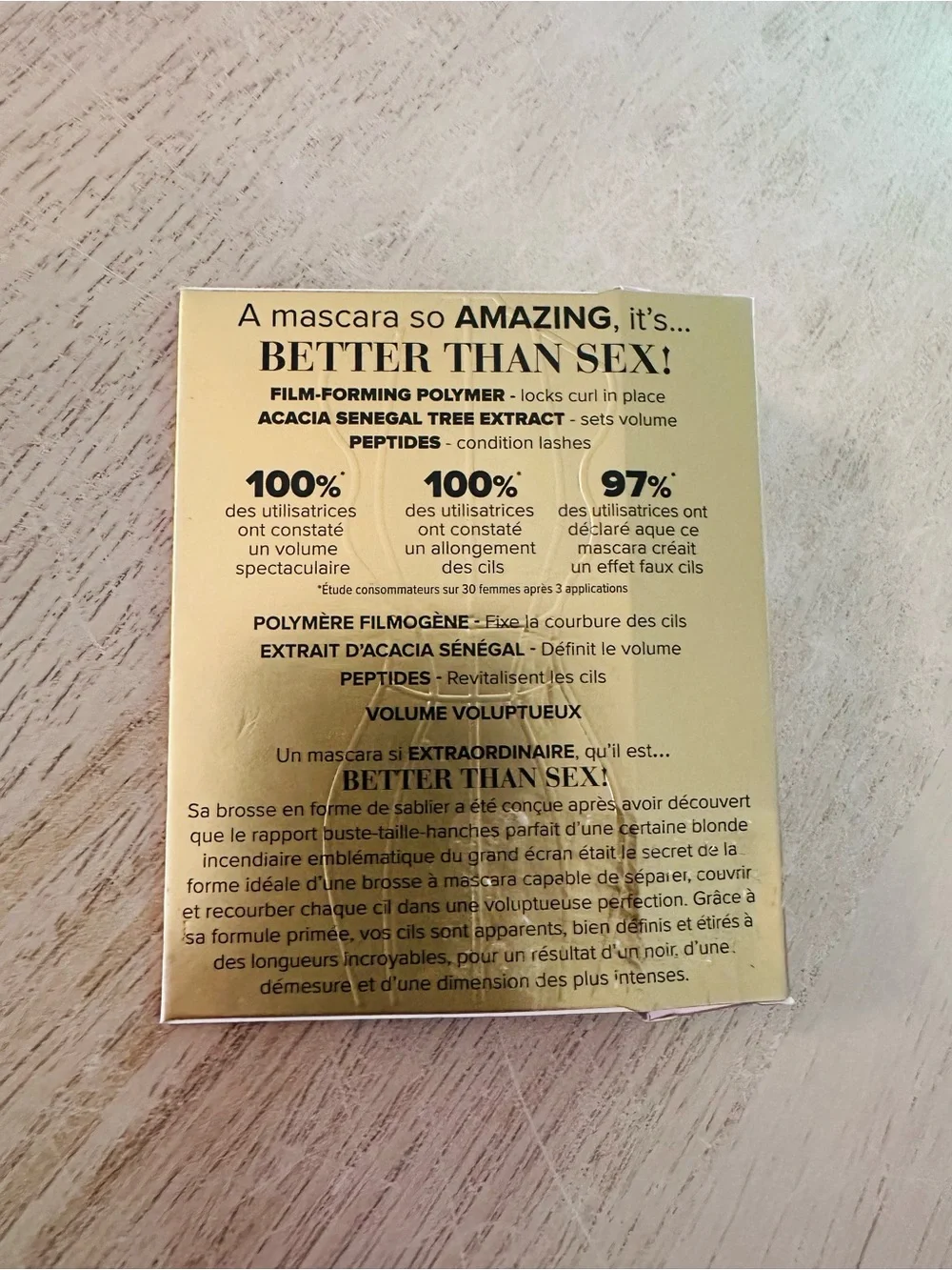NWT Too Faced Better than Sex Mascara